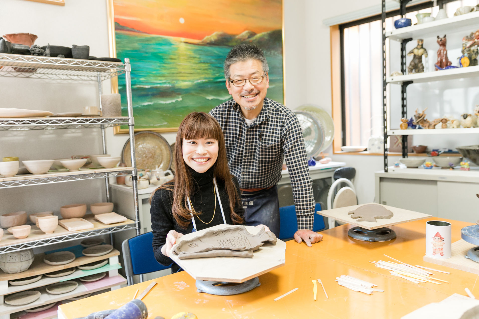 焼きあがった作品たち