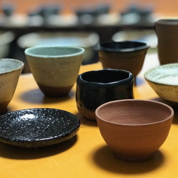 バリアフリーの陶芸体験教室アトリエ信は道祖本焼を制作しております